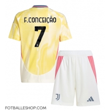 Juventus Francisco Conceicao #7 Replika Bortedrakt Barn 2024-25 Kortermet (+ bukser)