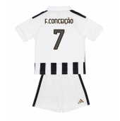 Juventus Francisco Conceicao #7 Replika Hjemmedrakt Barn 2026-27 Kortermet (+ bukser)