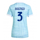 Juventus Gleison Bremer #3 Replika Bortedrakt Dame 2025-26 Kortermet