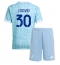 Juventus Jonathan David #30 Replika Bortedrakt Barn 2025-26 Kortermet (+ bukser)