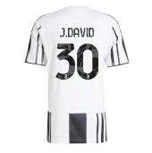 Juventus Jonathan David #30 Replika Hjemmedrakt 2025-26 Kortermet