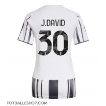 Juventus Jonathan David #30 Replika Hjemmedrakt Dame 2025-26 Kortermet