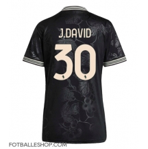 Juventus Jonathan David #30 Replika Tredjedrakt Dame 2025-26 Kortermet