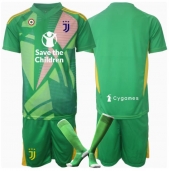 Juventus Keeper Replika Bortedrakt Barn 2024-25 Kortermet (+ bukser)