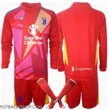 Juventus Keeper Replika Hjemmedrakt Barn 2024-25 Langermet (+ bukser)