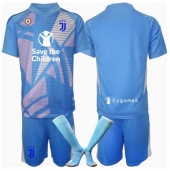 Juventus Keeper Replika Tredjedrakt Barn 2024-25 Kortermet (+ bukser)