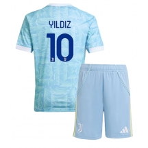 Juventus Kenan Yildiz #10 Replika Bortedrakt Barn 2025-26 Kortermet (+ bukser)