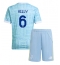 Juventus Lloyd Kelly #6 Replika Bortedrakt Barn 2025-26 Kortermet (+ bukser)