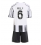 Juventus Lloyd Kelly #6 Replika Hjemmedrakt Barn 2025-26 Kortermet (+ bukser)