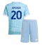 Juventus Lois Openda #20 Replika Bortedrakt Barn 2025-26 Kortermet (+ bukser)