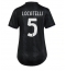 Juventus Manuel Locatelli #5 Replika Bortedrakt Dame 2022-23 Kortermet