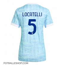 Juventus Manuel Locatelli #5 Replika Bortedrakt Dame 2025-26 Kortermet