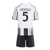 Juventus Manuel Locatelli #5 Replika Hjemmedrakt Barn 2025-26 Kortermet (+ bukser)
