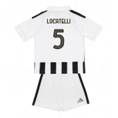Juventus Manuel Locatelli #5 Replika Hjemmedrakt Barn 2026-27 Kortermet (+ bukser)