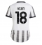 Juventus Moise Kean #18 Replika Hjemmedrakt Dame 2022-23 Kortermet