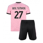 Juventus Nick Woltemade #27 Replika Bortedrakt Barn 2026-27 Kortermet (+ bukser)