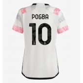 Juventus Paul Pogba #10 Replika Bortedrakt Dame 2023-24 Kortermet