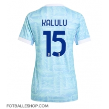 Juventus Pierre Kalulu #15 Replika Bortedrakt Dame 2025-26 Kortermet