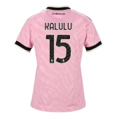 Juventus Pierre Kalulu #15 Replika Bortedrakt Dame 2026-27 Kortermet