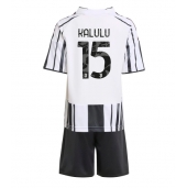 Juventus Pierre Kalulu #15 Replika Hjemmedrakt Barn 2025-26 Kortermet (+ bukser)