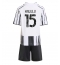 Juventus Pierre Kalulu #15 Replika Hjemmedrakt Barn 2025-26 Kortermet (+ bukser)