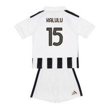 Juventus Pierre Kalulu #15 Replika Hjemmedrakt Barn 2026-27 Kortermet (+ bukser)