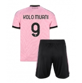 Juventus Randal Kolo Muani #9 Replika Bortedrakt Barn 2026-27 Kortermet (+ bukser)