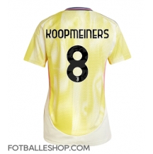 Juventus Teun Koopmeiners #8 Replika Bortedrakt Dame 2024-25 Kortermet