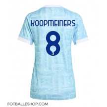 Juventus Teun Koopmeiners #8 Replika Bortedrakt Dame 2025-26 Kortermet