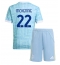 Juventus Weston McKennie #22 Replika Bortedrakt Barn 2025-26 Kortermet (+ bukser)