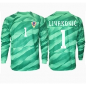 Kroatia Dominik Livakovic #1 Keeper Replika Bortedrakt EM 2024 Langermet