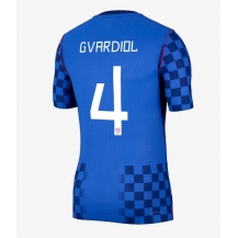 Kroatia Josko Gvardiol #4 Replika Bortedrakt VM 2026 Kortermet