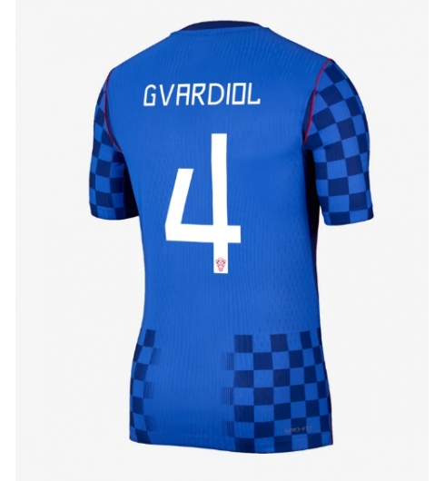 Kroatia Josko Gvardiol #4 Replika Bortedrakt VM 2026 Kortermet Kroatia Josko Gvardiol #4 Replika Bortedrakt VM 2026 Kortermet