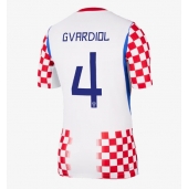 Kroatia Josko Gvardiol #4 Replika Hjemmedrakt VM 2026 Kortermet