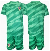Kroatia Keeper Replika Bortedrakt Barn EM 2024 Kortermet (+ bukser)