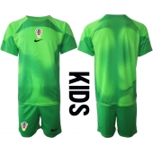 Kroatia Keeper Replika Hjemmedrakt Barn VM 2022 Kortermet (+ bukser)
