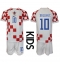 Kroatia Luka Modric #10 Replika Hjemmedrakt Barn VM 2022 Kortermet (+ bukser)