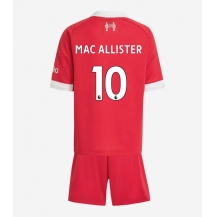 Liverpool Alexis Mac Allister #10 Replika Hjemmedrakt Barn 2025-26 Kortermet (+ bukser)