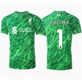 Liverpool Alisson Becker #1 Keeper Replika Bortedrakt 2024-25 Kortermet