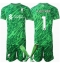 Liverpool Alisson Becker #1 Keeper Replika Bortedrakt Barn 2024-25 Kortermet (+ bukser)