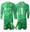 Liverpool Alisson Becker #1 Keeper Replika Bortedrakt Barn 2024-25 Langermet (+ bukser)