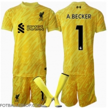 Liverpool Alisson Becker #1 Keeper Replika Tredjedrakt Barn 2024-25 Kortermet (+ bukser)