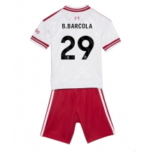 Liverpool Bradley Barcola #29 Replika Bortedrakt Barn 2026-27 Kortermet (+ bukser)