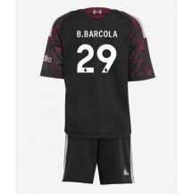 Liverpool Bradley Barcola #29 Replika Tredjedrakt Barn 2026-27 Kortermet (+ bukser)