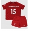 Liverpool Chamberlain #15 Replika Hjemmedrakt Barn 2022-23 Kortermet (+ bukser)