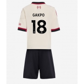 Liverpool Cody Gakpo #18 Replika Bortedrakt Barn 2025-26 Kortermet (+ bukser)