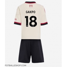 Liverpool Cody Gakpo #18 Replika Bortedrakt Barn 2025-26 Kortermet (+ bukser)