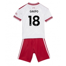 Liverpool Cody Gakpo #18 Replika Bortedrakt Barn 2026-27 Kortermet (+ bukser)