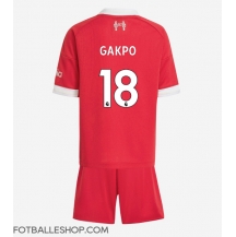 Liverpool Cody Gakpo #18 Replika Hjemmedrakt Barn 2025-26 Kortermet (+ bukser)
