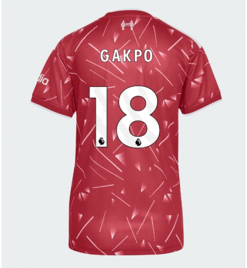 Liverpool Cody Gakpo #18 Replika Hjemmedrakt Dame 2026-27 Kortermet Liverpool Cody Gakpo #18 Replika Hjemmedrakt Dame 2026-27 Kortermet